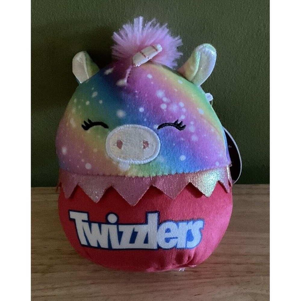 5" Squishmallow Hershey Twizzlers Prim the Rainbow Unicorn NEW W/TAG‎ 2022